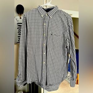 Izod Mens Long Sleeve Button Down Shirt